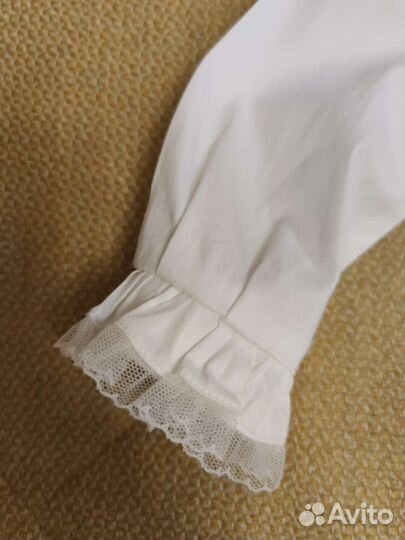 Блузка школьная для девочки 122 см