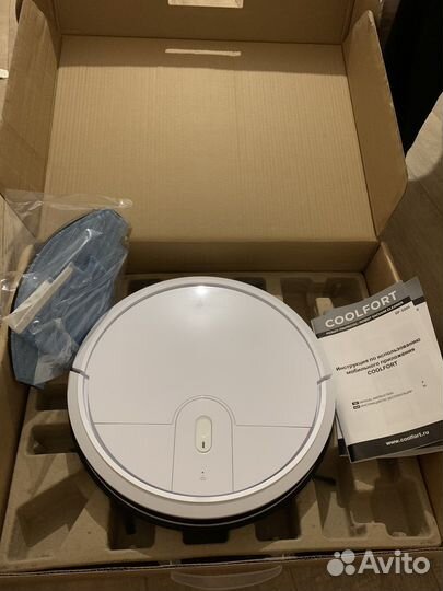 Робот пылесос моющий новый. Coolford