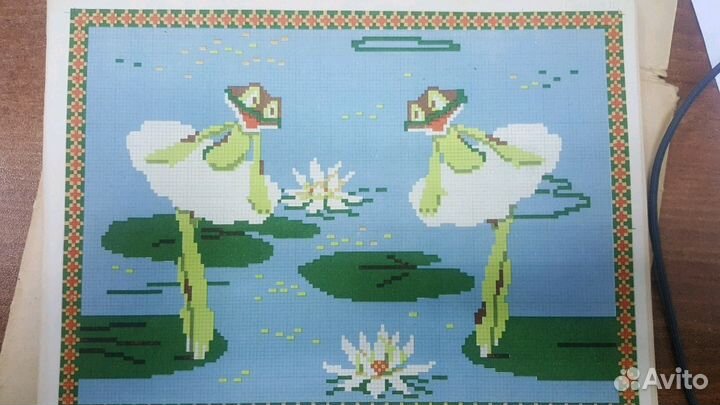 Альбом рисунков для вышивания 1957 год