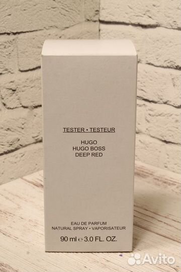 Оригинальный тестер Hugo boss Deep Red