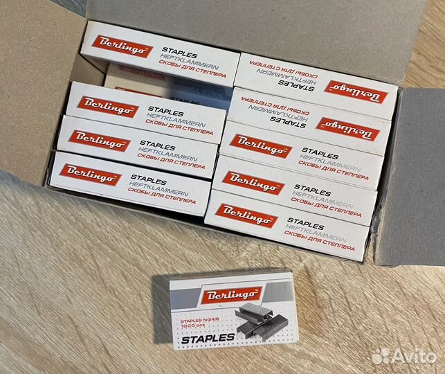 Скобы для степлера Berlingo 24/26