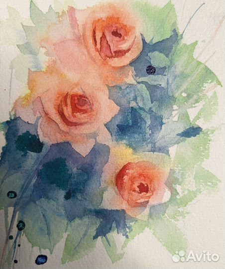 Рисунки акварелью