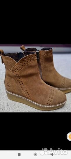 Новые Ботинки,челси Marco tozzi натур.замша