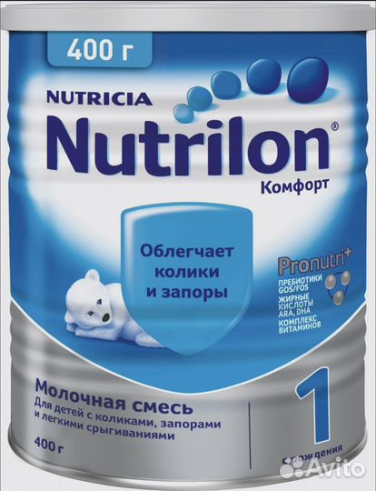 Nutrilon Комфорт PronutriPlus 1, 400 г