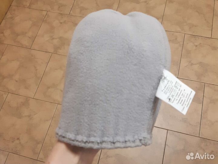 Шапка детская на флисе, новая 52р