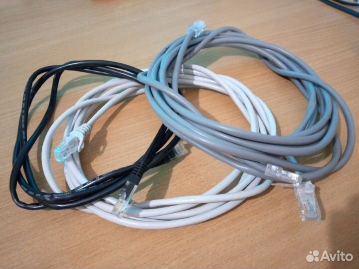 Кабель патчкорд UTP RJ-45 кат.5е 24AWG 4PR, 568B