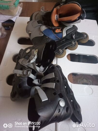 Ролики детские бу. Две пары