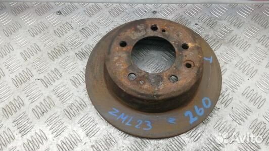 Диск тормозной задний KIA sportage 3 (ZML23LR01)