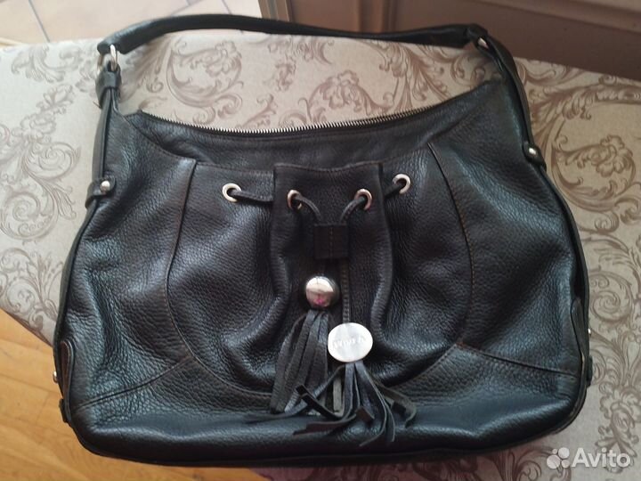 Сумка женская натуральная кожа бу