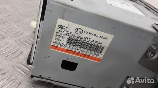 Магнитола ford S-MAX (9BN13I401)