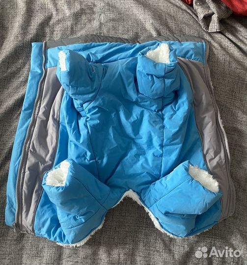 Зимний комбинезон для собаки новый