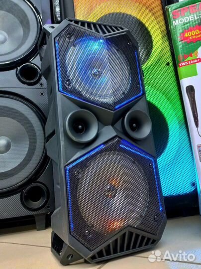 Колонка Speaker 40Вт с караоке 55см