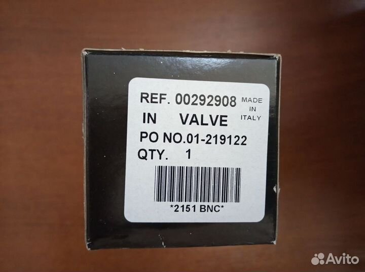 Клапан впускной CAT C12 1929213 CTP