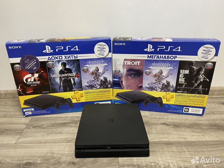 Ps4 slim (800 игр)