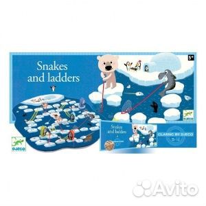 Djeco Настольная игра Сачки и лестницы 05208 новая
