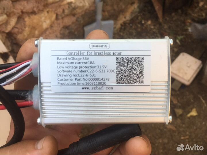 Контроллер для элекровелосипеда bafang