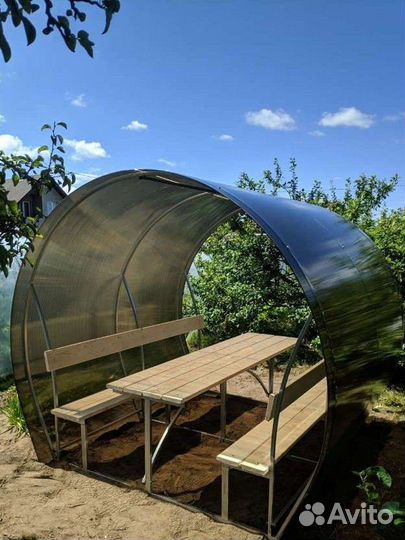 Беседка из поликарбоната, рассрочка, кредит
