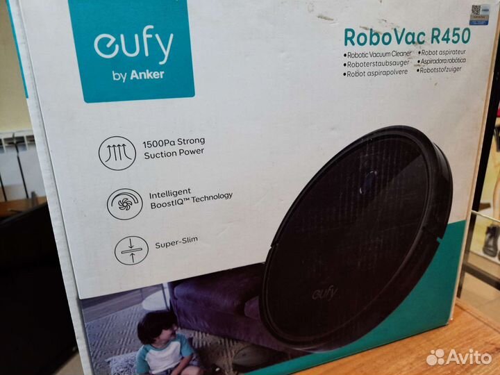 Робот пылесос Anker RoboVac R450 чёрный