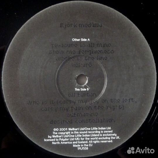 Виниловая пластинка Bjork, Medulla