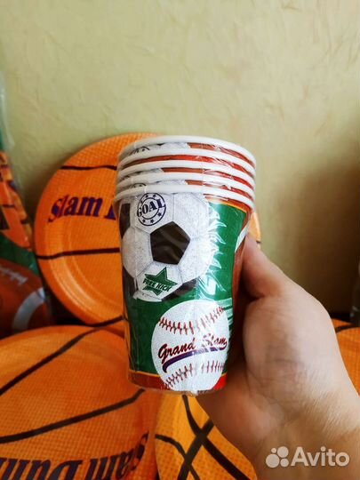 Одноразовая посуда для спортивного праздника, США