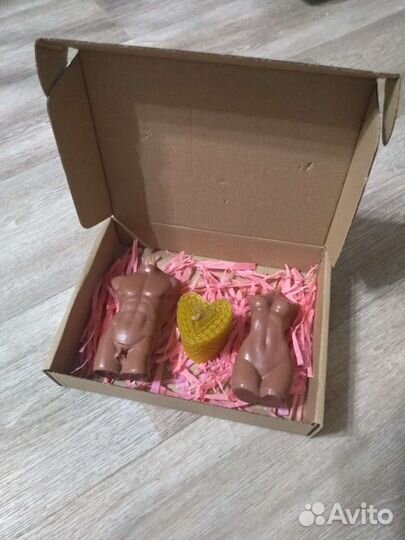 Мыло и свечи тело торс. Ручная работа