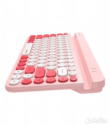 Беспроводная клавиатура A4Tech Fstyler FBK30, розо