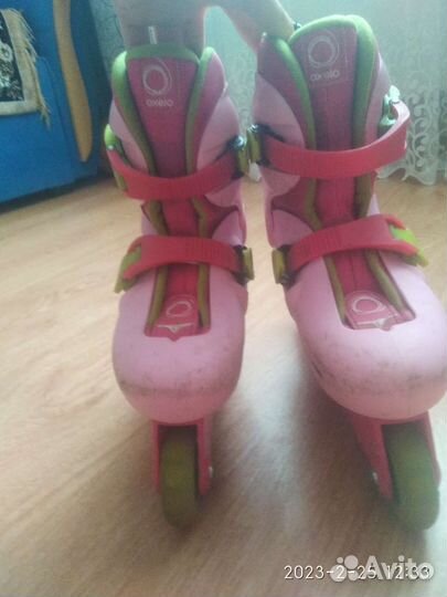 Роликовые коньки детские раздвижные