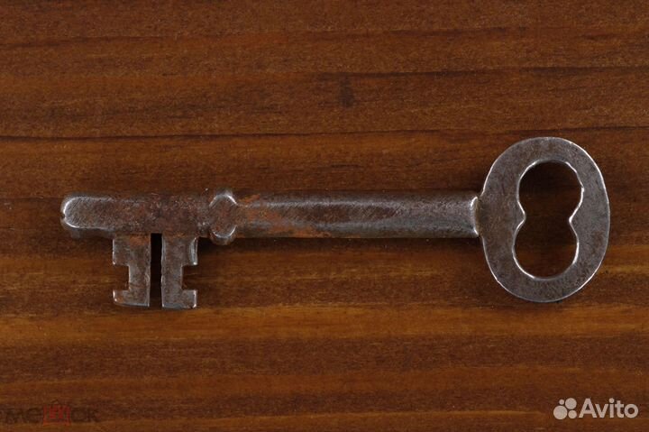 Старинный Ключ от Двери Сундука Шкафа железо 7 см