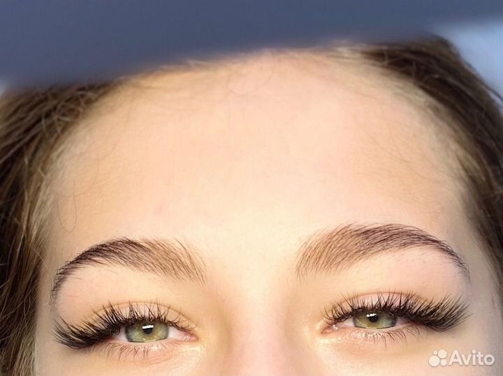 Наращивание ресничек/ Бровки