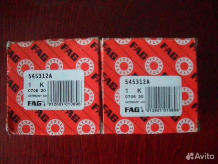 Подшипник ступицы fag 545312A