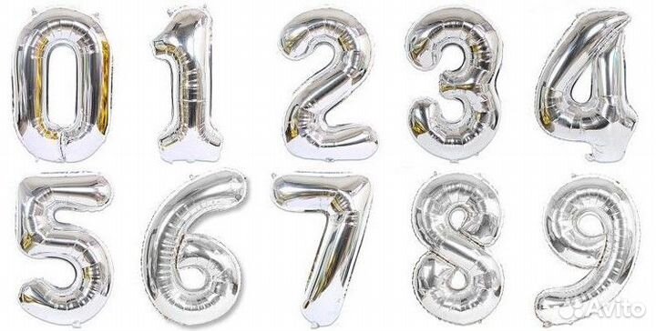 Воздушные шары Цифры (41 см)