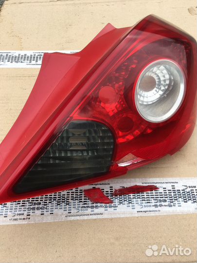 Фара задняя opel corsa d