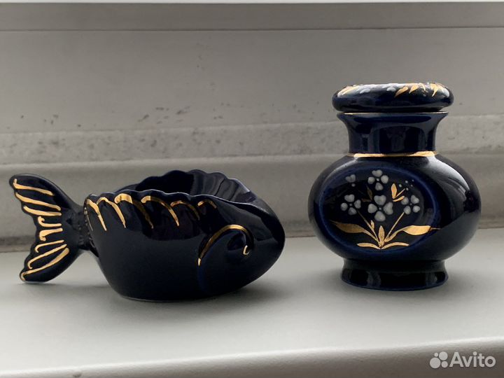 Кобальтовая посуда