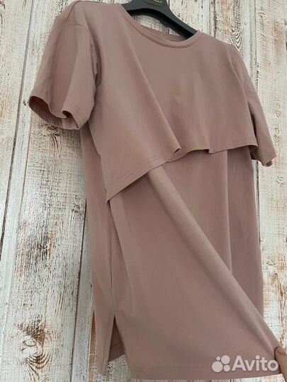 Футболка для кормящих 46