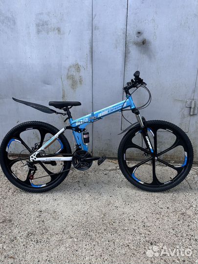 Велосипед новый на литых дисках складной