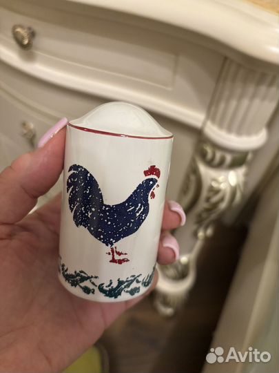 Солонка петушок Англия винтаж