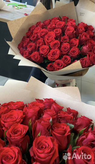 Букеты розы 25 роз 35 роз 51 роза 101 роза