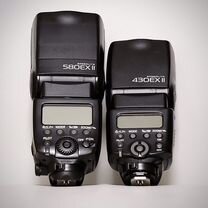 Canon Speedlite 580EX II Canon Speedlite 430EX II