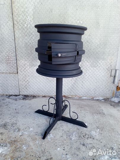 Печь для казана из дисков