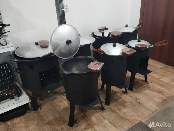 Чугунный казан 10 литров