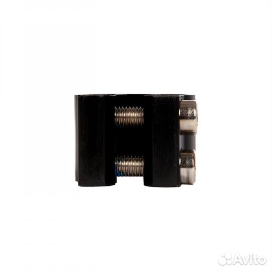 Зажим 33мм для самокатов, 2 болта, черный