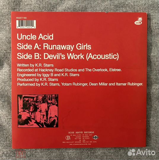 Uncle Acid – Runaway Girls (2014, 7