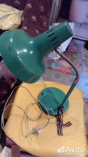 Лампа настольная металл СССР