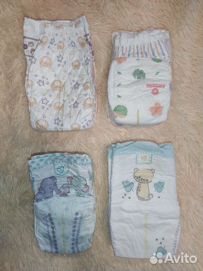 Микс подгузников для новорожденных