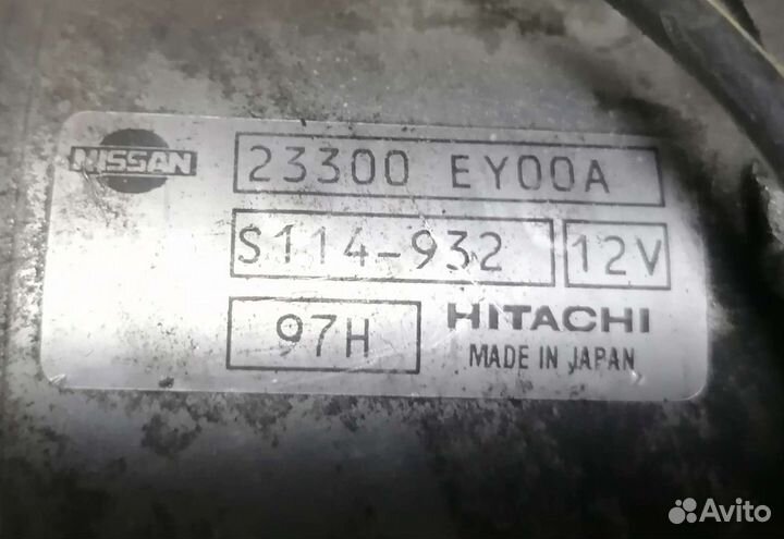 Стартер Infinity vq37vhr, vq35vhr