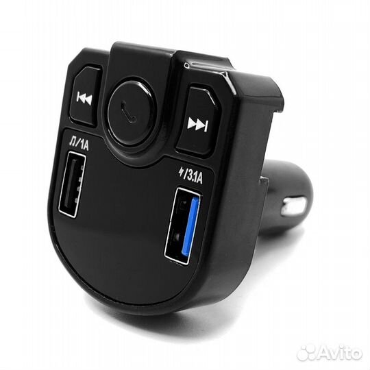 FM-трансмиттер bluetooth для автомобиля, зарядник