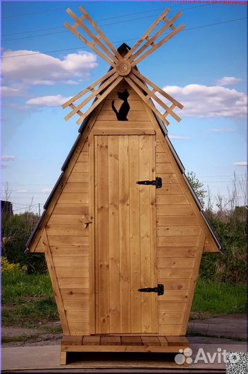 Дачный туалет с установкой