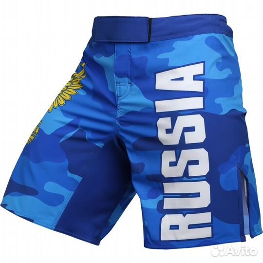 Шорты мма Alfa Brend Camo синие (XL)