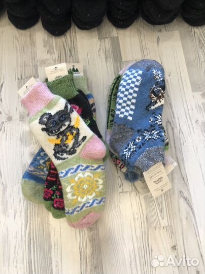 Варежки шерсть натуральная