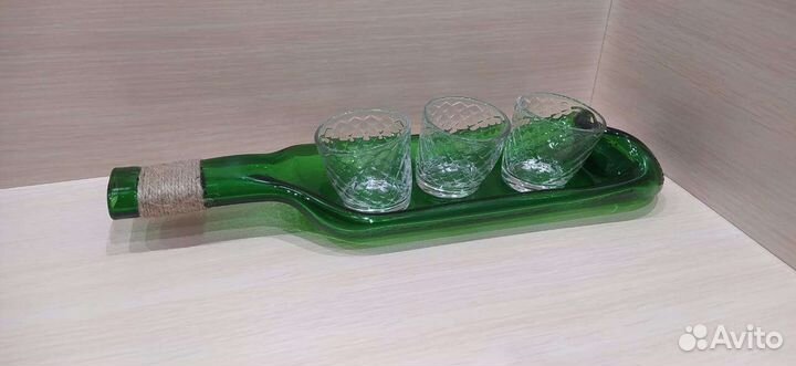 Тарелка-бутылка + 3 